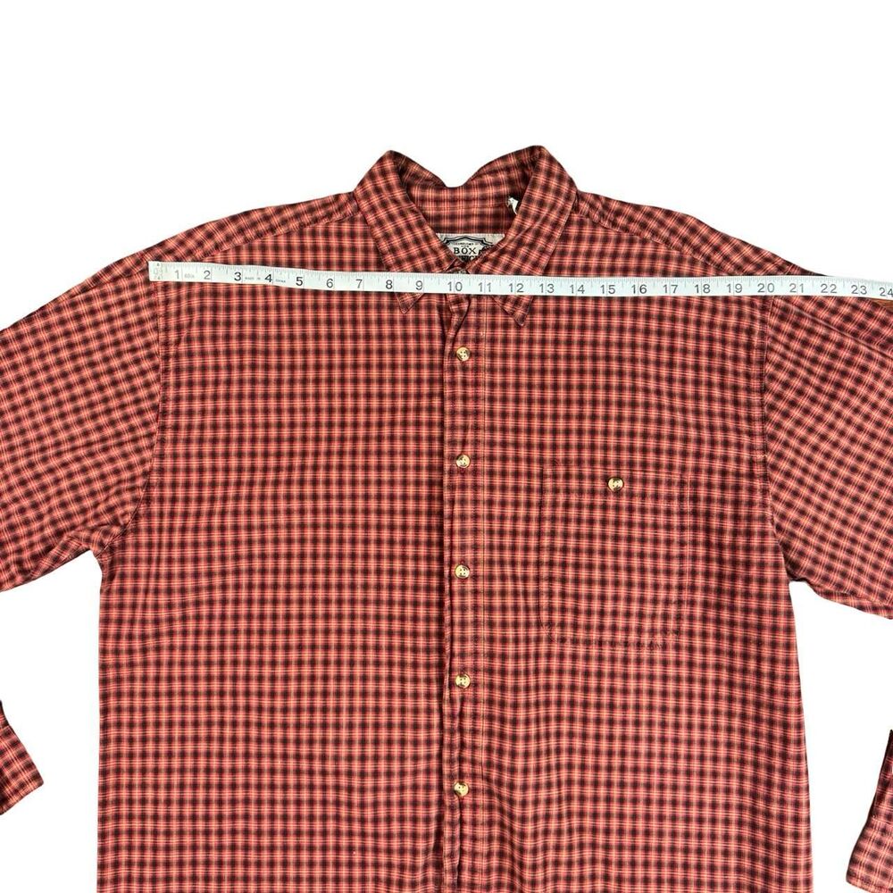 Men's Micro Check Button-Down 100% Cotton Long Sleeve Shirt - Picture 3 of 7